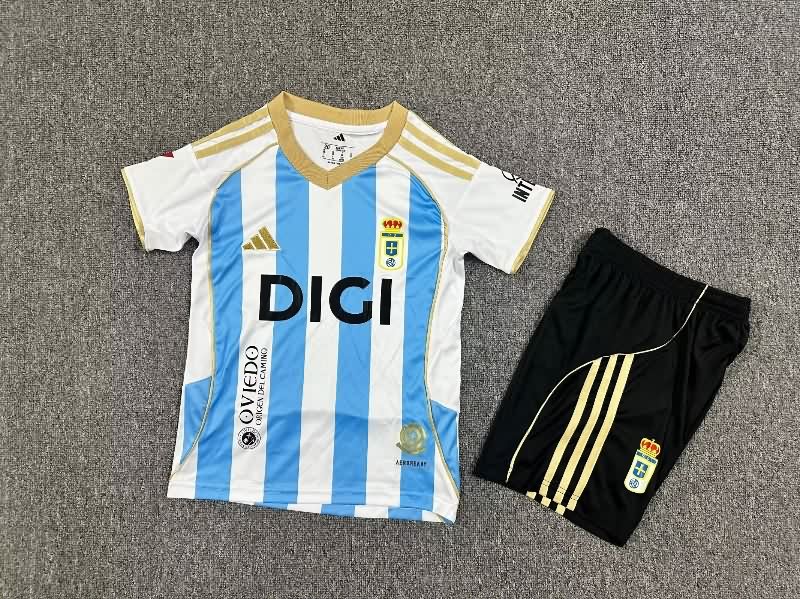 25/26 Real Oviedo Third Kids Soccer Jersey And Shorts