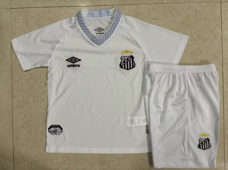 2025 Santos Home Kids Soccer Jersey And Shorts