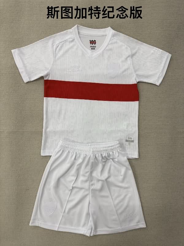 25/26 Stuttgart 100th Anniversary Kids Soccer Jersey And Shorts
