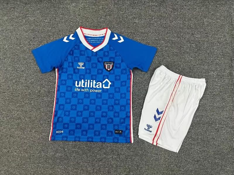 25/26 Sunderland Away Kids Soccer Jersey And Shorts