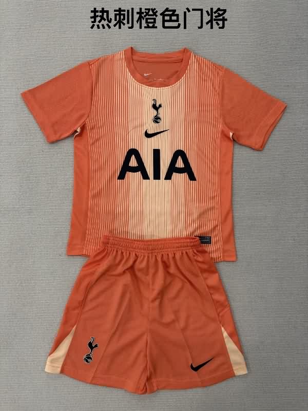 25/26 Tottenham Hotspur Orange Kids Soccer Jersey And Shorts