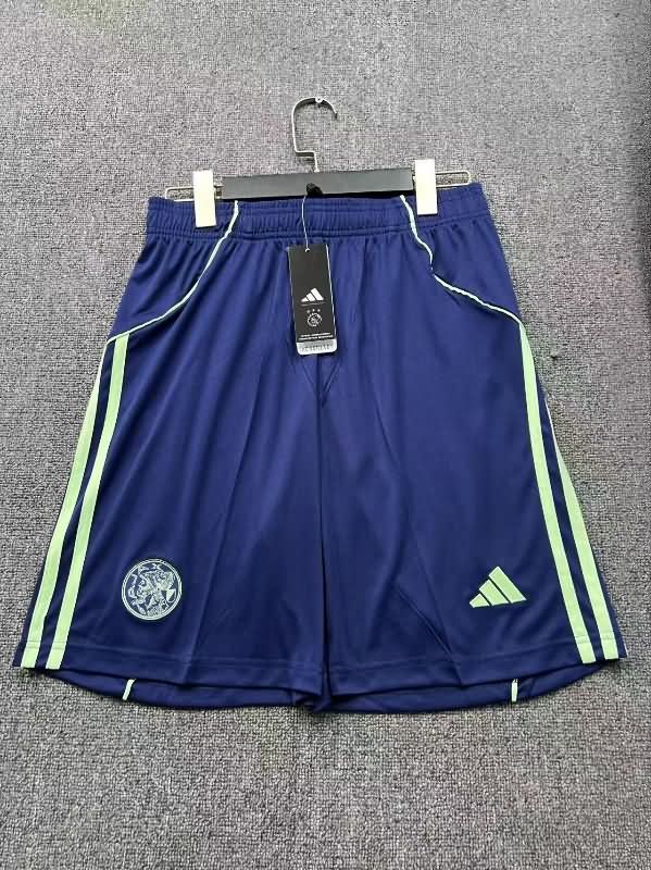 Thailand Quality(AAA) 25/26 Ajax Away Soccer Shorts