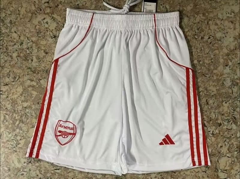 Thailand Quality(AAA) 25/26 Arsenal Home Soccer Shorts