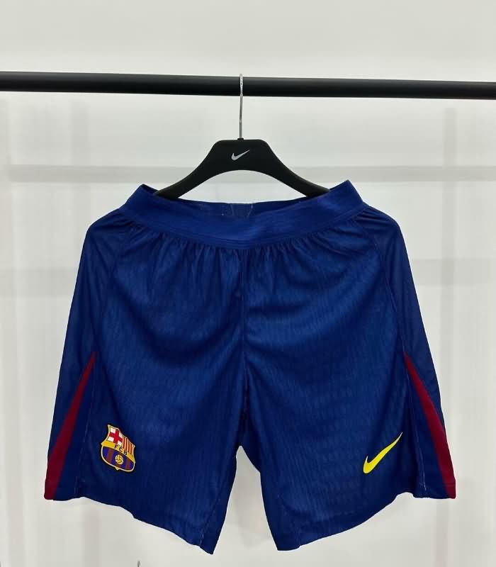 Thailand Quality(AAA) 2025/26 Barcelona Home Soccer Shorts (Player)