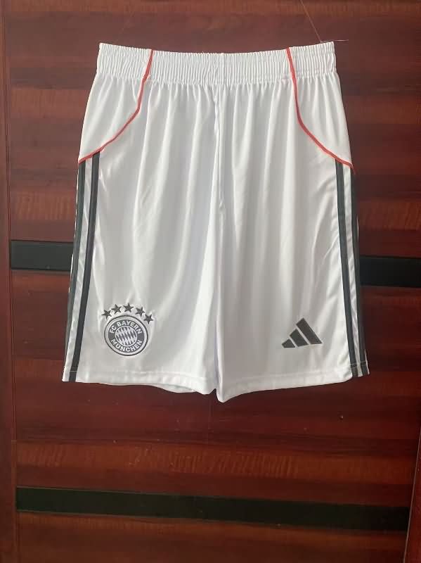 Thailand Quality(AAA) 2025/26 Bayern Munich Away Soccer Shorts