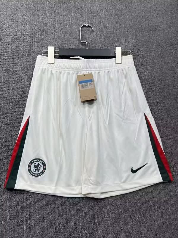 Thailand Quality(AAA) 2025/26 Chelsea Away Soccer Shorts