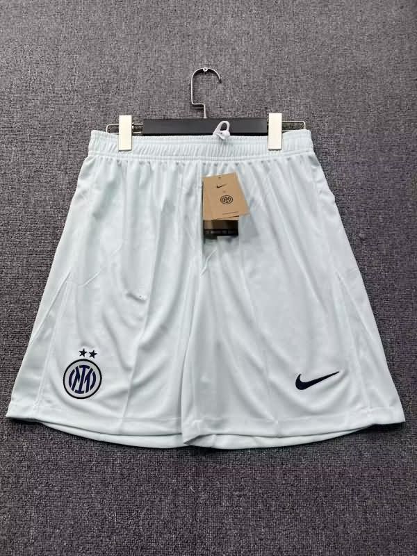 Thailand Quality(AAA) 25/26 Inter Milan Away Soccer Shorts