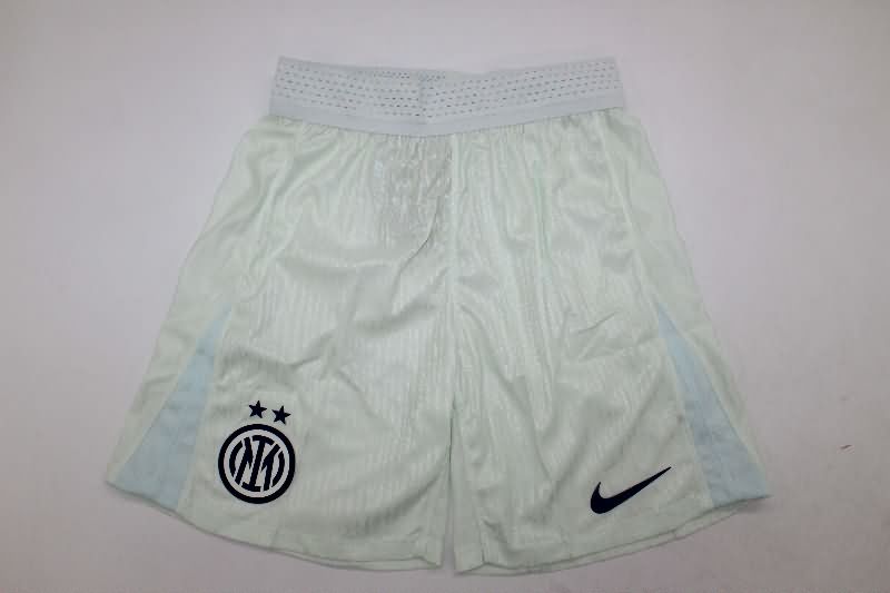 Thailand Quality(AAA) 25/26 Inter Milan Away Soccer Shorts (Player)