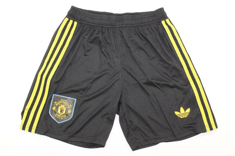 Thailand Quality(AAA) 2025/26 Manchester United Third Soccer Shorts
