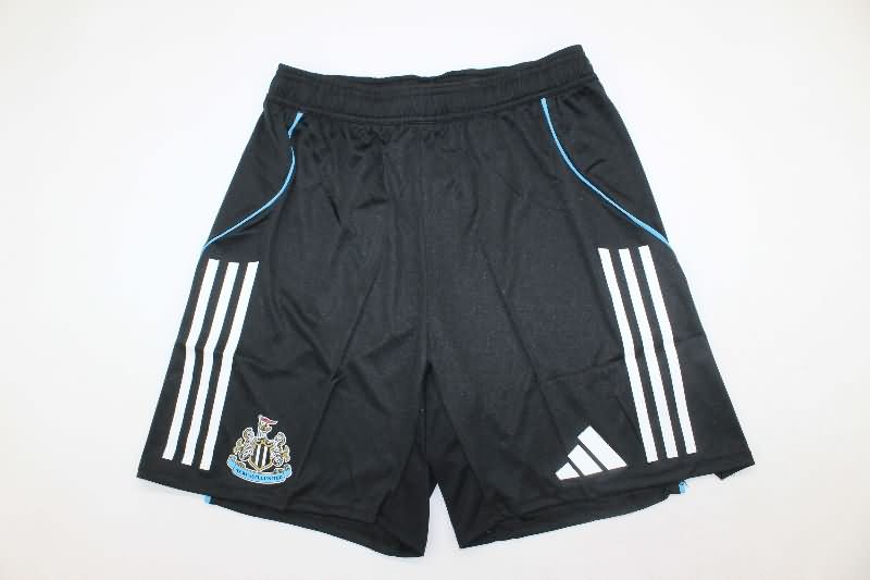 Thailand Quality(AAA) 25/26 Newcastle United Black Soccer Shorts (Player)