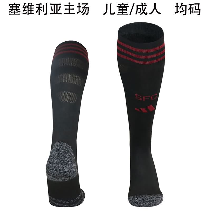 Thailand Quality(AAA) 25/26 Sevilla Home Soccer Socks