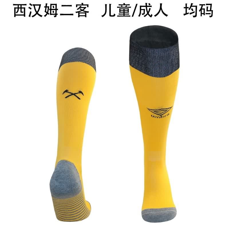 Thailand Quality(AAA) 25/26 West Ham Third Soccer Socks