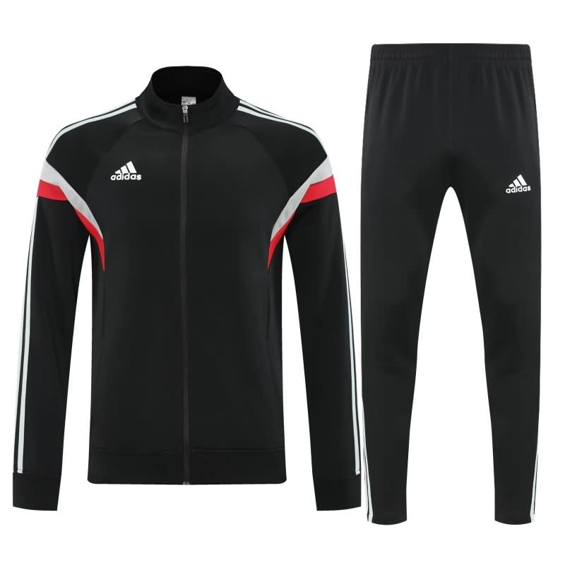 Thailand Quality(AAA) 2025 Adidas Black Soccer Tracksuit 03