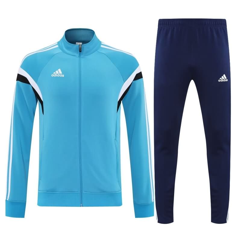 Thailand Quality(AAA) 2025 Adidas Light Blue Soccer Tracksuit 02
