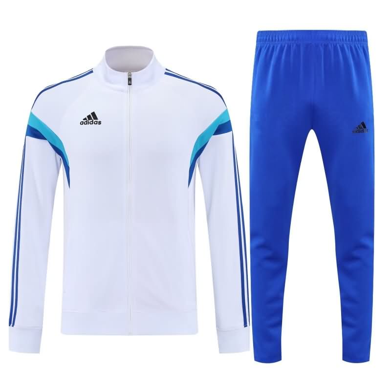 Thailand Quality(AAA) 2025 Adidas White Soccer Tracksuit