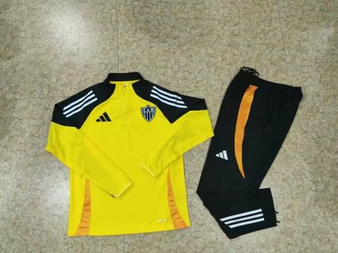 Thailand Quality(AAA) 2025 Atletico Mineiro Yellow Soccer Tracksuit