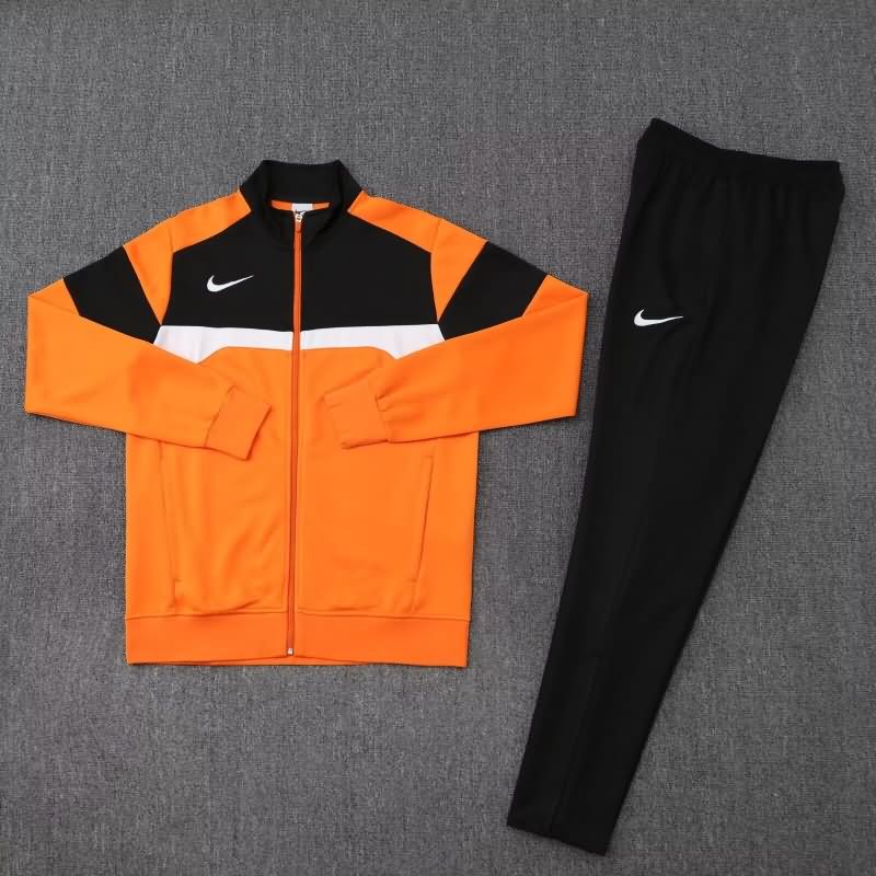 Thailand Quality(AAA) 2025 Nike Orange Soccer Tracksuit