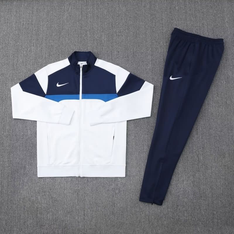 Thailand Quality(AAA) 2025 Nike White Soccer Tracksuit 03