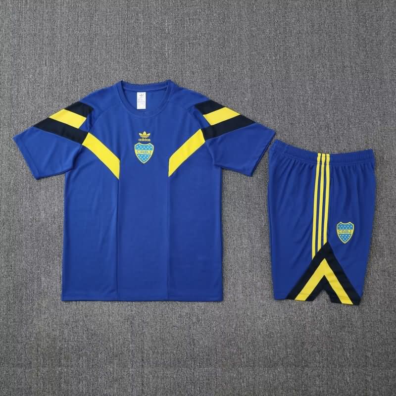 Thailand Quality(AAA) 25/26 Boca Juniors Blue Soccer Training Sets