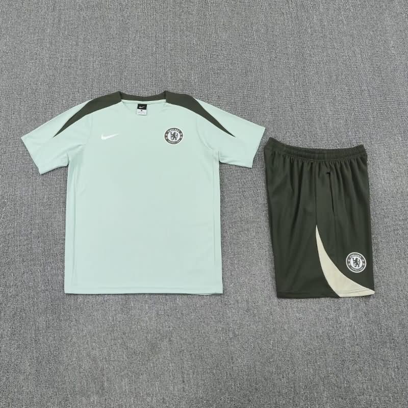 Thailand Quality(AAA) 25/26 Chelsea Light Green Soccer Training Sets