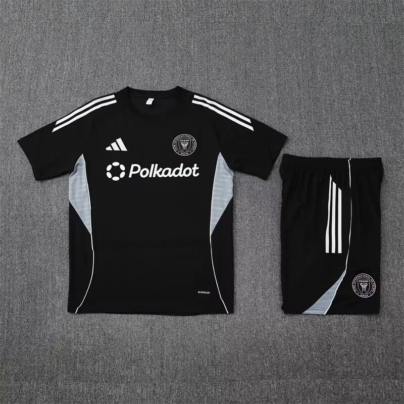Thailand Quality(AAA) 2025 Inter Miami Black Soccer Training Sets