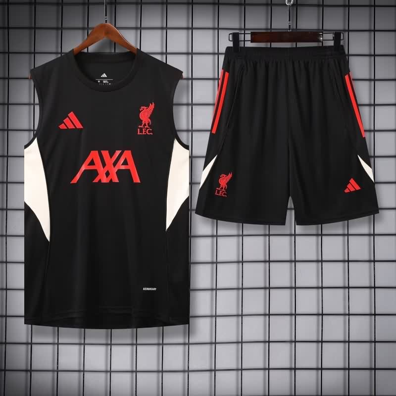 Thailand Quality(AAA) 25/26 Liverpool Black Soccer Training Sets