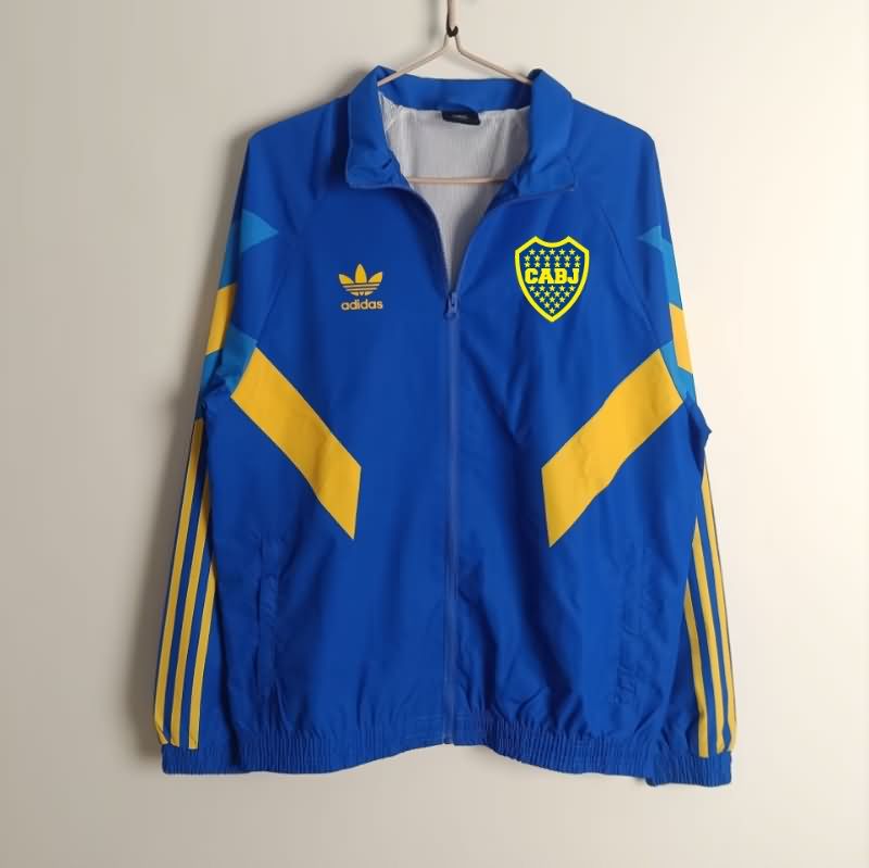 Thailand Quality(AAA) 25/26 Boca Juniors Blue Soccer Windbreaker