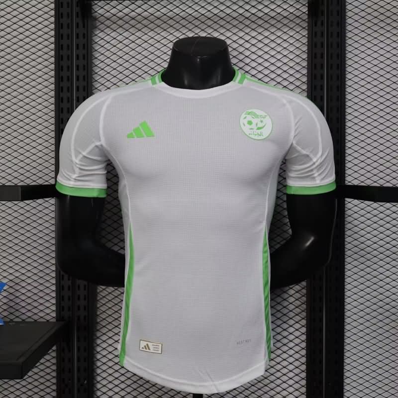 Thailand Quality(AAA) 2025 Algeria Home Soccer Jersey(Player)