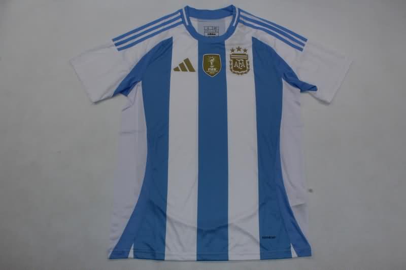 Thailand Quality(AAA) 2024 Argentina Copa America Home Soccer Jersey