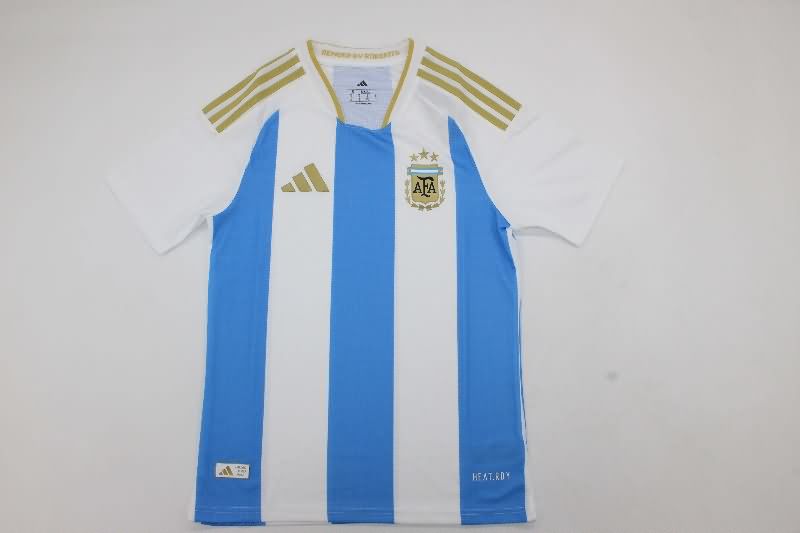 Thailand Quality(AAA) 2025 Argentina Home Soccer Jersey (Player)