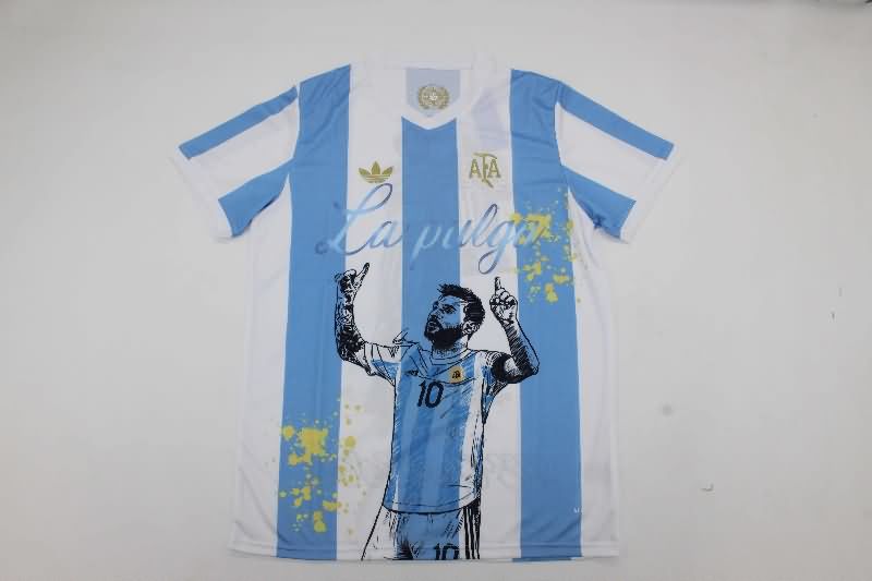 Thailand Quality(AAA) 2025 Argentina Special Soccer Jersey 02