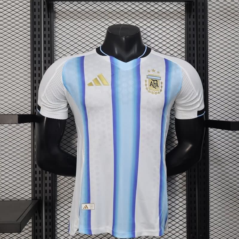 Thailand Quality(AAA) 2026 Argentina Home Soccer Jersey (Player)