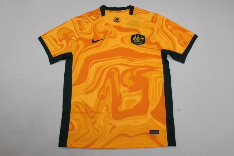 Thailand Quality(AAA) 2023 Australia Home Soccer Jersey