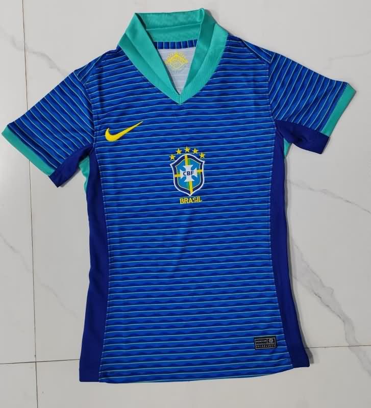 Thailand Quality(AAA) 2024 Brazil Copa America Away Women Soccer Jersey