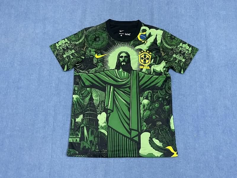 Thailand Quality(AAA) 2025 Brazil Special Soccer Jersey 03