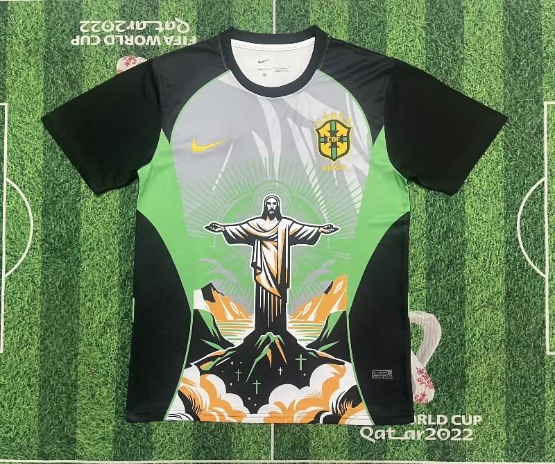 Thailand Quality(AAA) 2025 Brazil Special Soccer Jersey 17