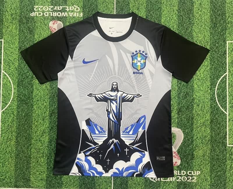 Thailand Quality(AAA) 2025 Brazil Special Soccer Jersey 18