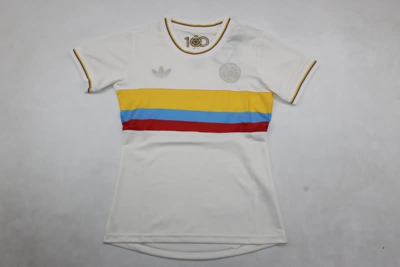 Thailand Quality(AAA) 100th Colombia Aninversary Women Soccer Jersey