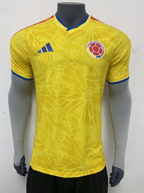 Thailand Quality(AAA) 25/26 Colombia Home Soccer Jersey (Player)