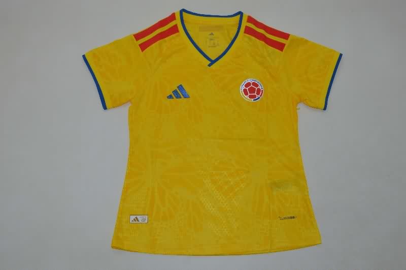 Thailand Quality(AAA) 2026 Colombia World Cup Home Women Soccer Jersey (Player)