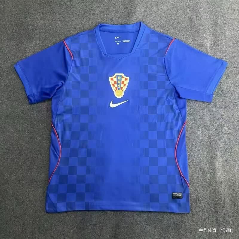 Thailand Quality(AAA) 2026 Croatia World Cup Away Soccer Jersey