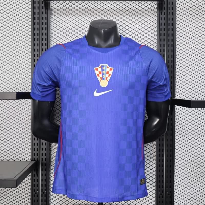 Thailand Quality(AAA) 2026 Croatia World Cup Away Soccer Jersey (Player)