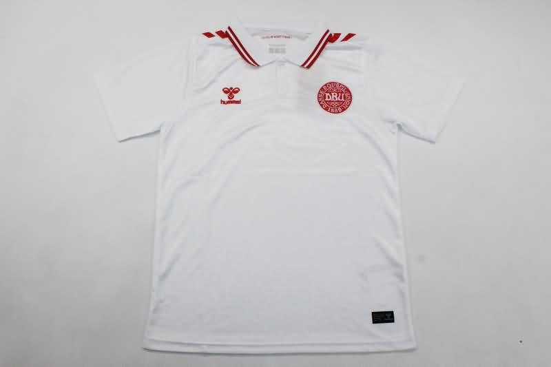 Thailand Quality(AAA) 2024 Denmark Away Soccer Jersey