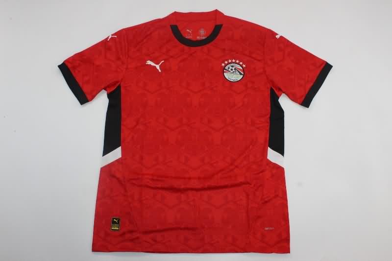 Thailand Quality(AAA) 2025 Egypt Home Soccer Jersey