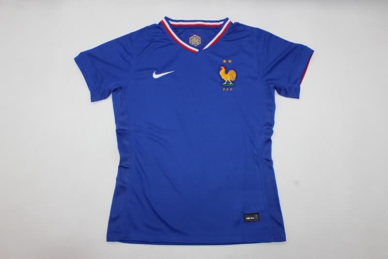 Thailand Quality(AAA) 2024 France Home Women Soccer Jersey