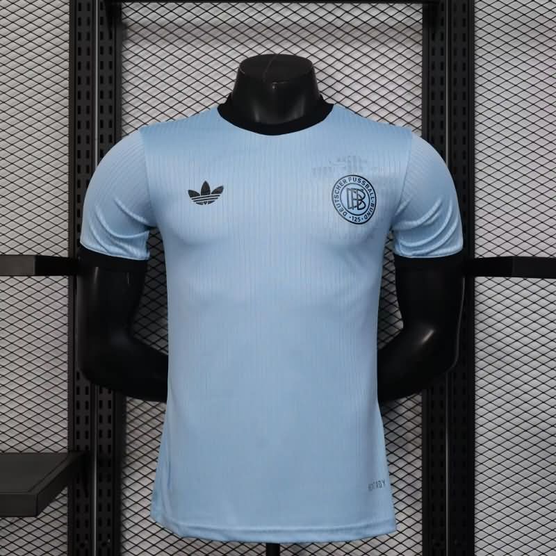 Thailand Quality(AAA) 125th Germany Anniversary Goalkeeper Blue Soccer Jersey (Player)
