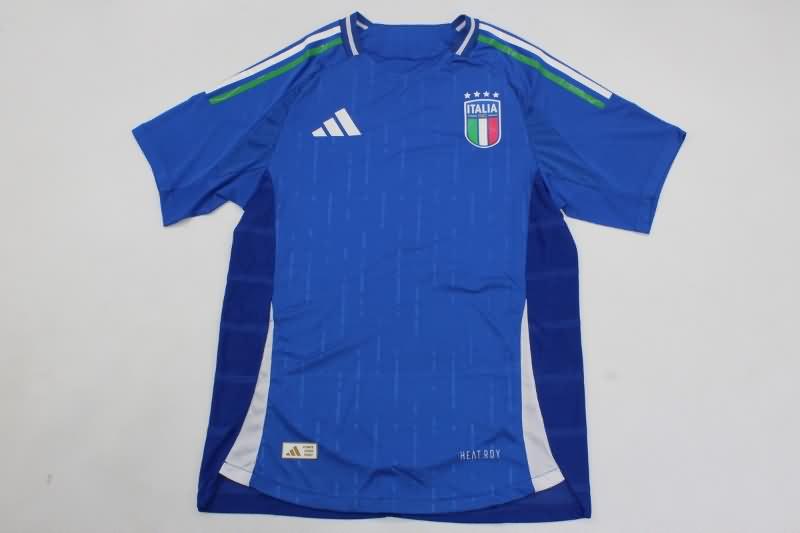 Thailand Quality(AAA) 2024 Italy Home Soccer Jersey (Player)