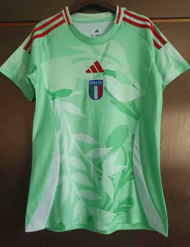 Thailand Quality(AAA) 2025 Italy Female EURO Away Women Soccer Jersey