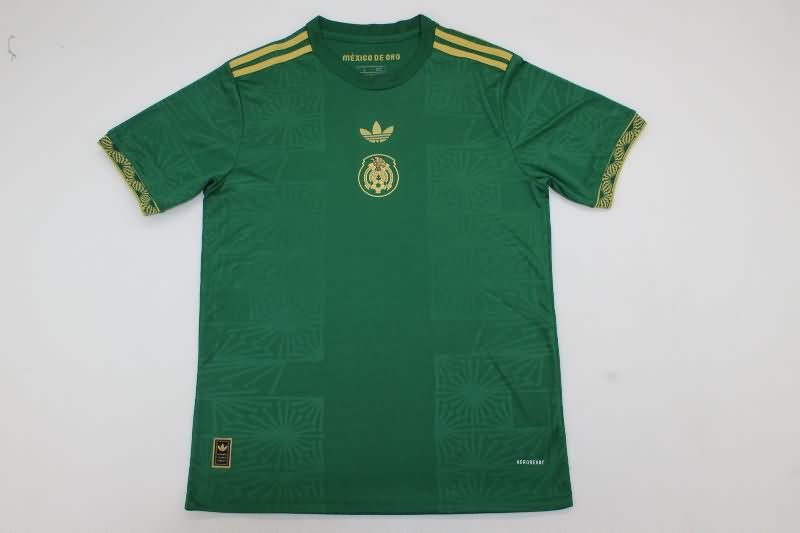 Thailand Quality(AAA) 2025 Mexico Gold Cup Green Soccer Jersey (Player)