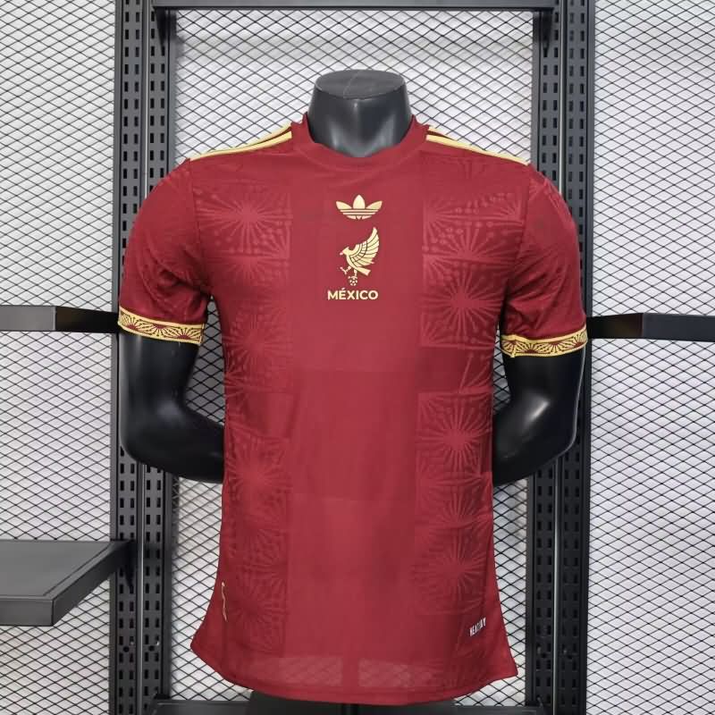 Thailand Quality(AAA) 2025 Mexico Gold Cup Red Soccer Jersey (Player)